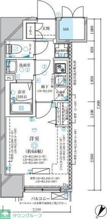 ディアレイシャス名古屋中村公園IIの物件間取画像